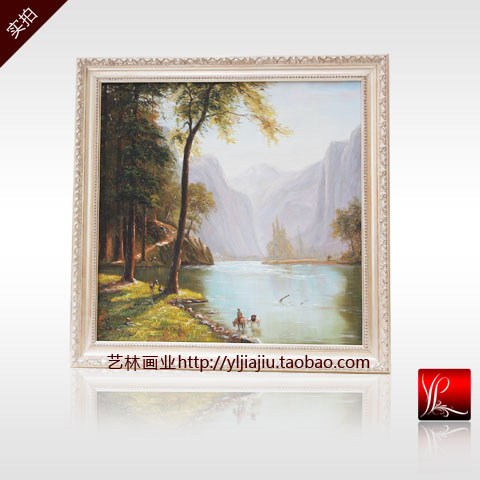作品名称：乐清画廊|乐清油画|欧式古典风景油画|美式乡村风景油画|山水风景油画定制
